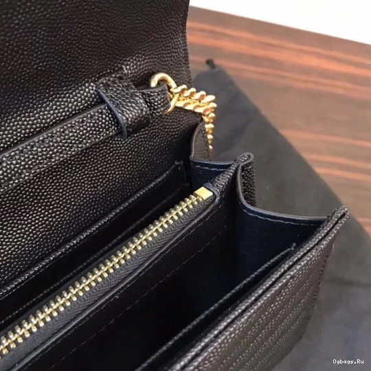 YSL CASSANDRE MATELASSÉ CHAIN WALLET 0815